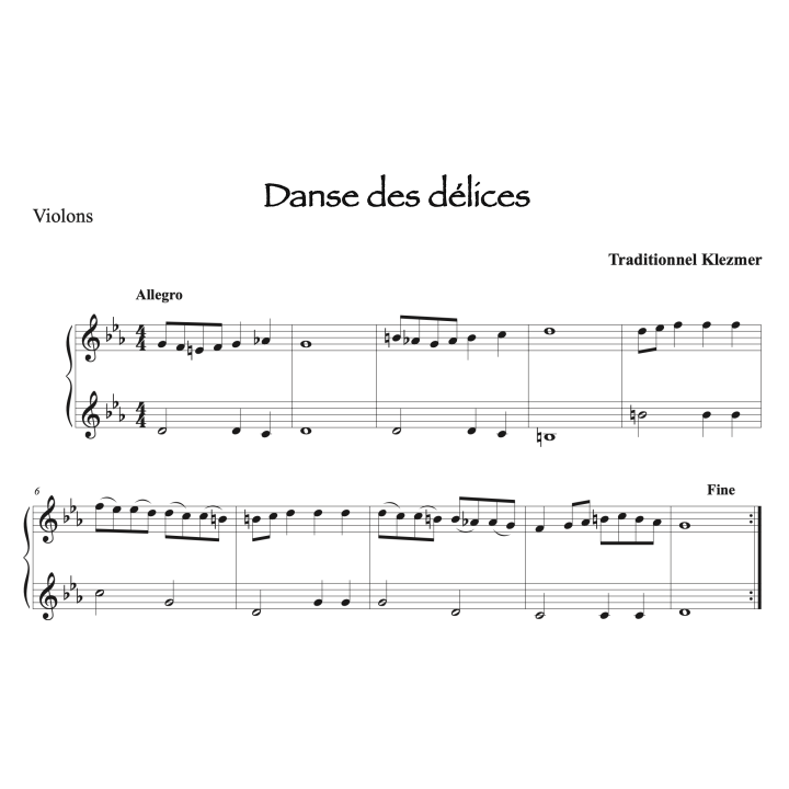 Danse des délices (Klezmer)