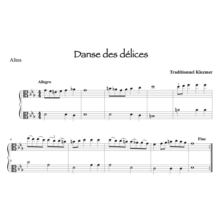 Danse des délices (Klezmer)