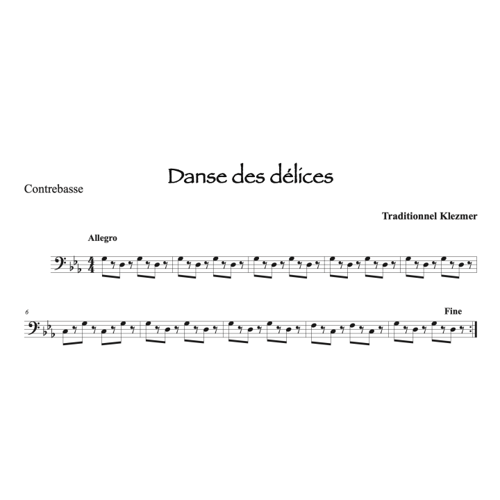 Danse des délices (Klezmer)