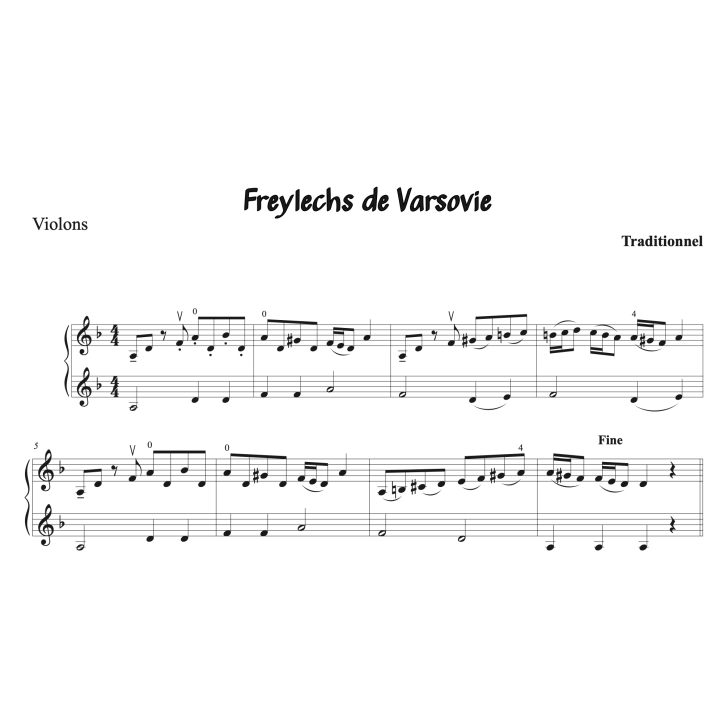 Freylech de Varsovie (Klezmer)