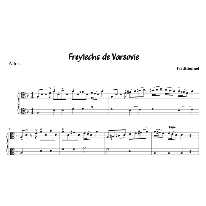 Freylech de Varsovie (Klezmer)