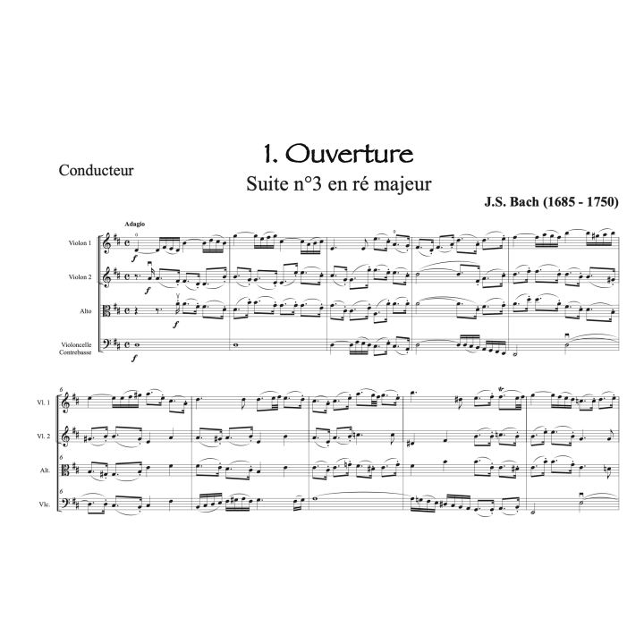 Bach: Suite pour orchestre n°3