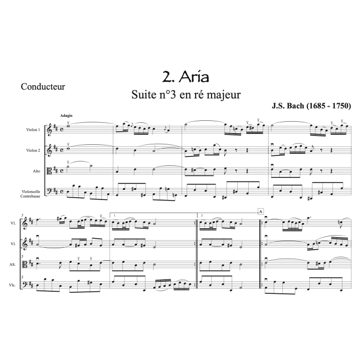 Bach: Suite pour orchestre n°3