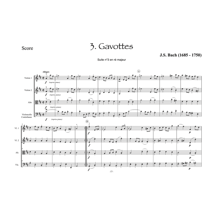 Bach: Suite pour orchestre n°3