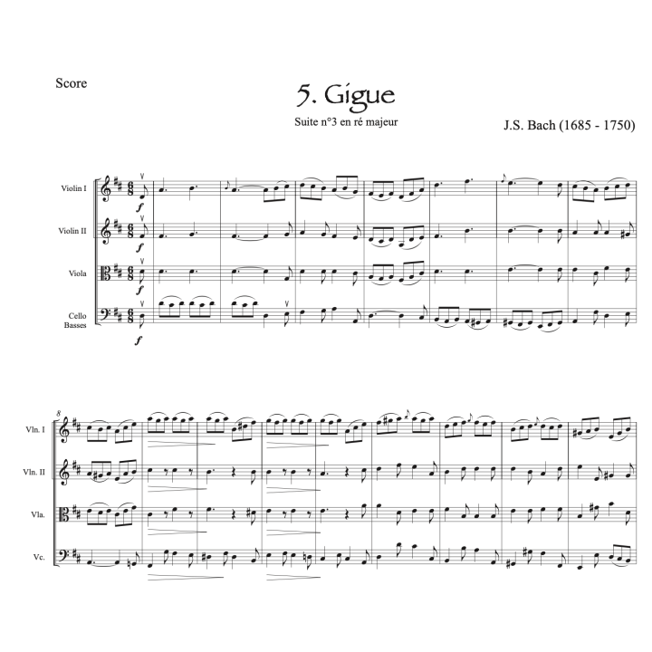 Bach: Suite pour orchestre n°3