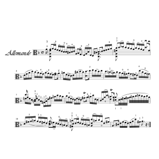J.S. Bach: 2ème suite pour alto