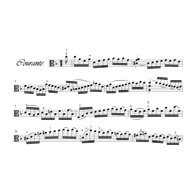 J.S. Bach: 2ème suite pour alto