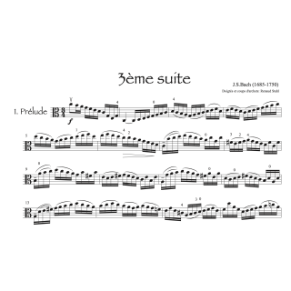 Bach: 3ème suite pour alto