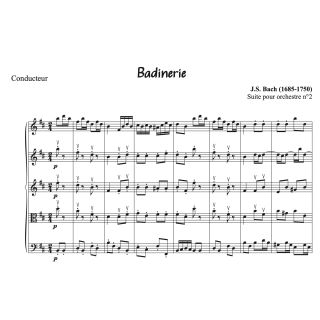 Bach: Suite pour orchestre n°2 en si - Extraits