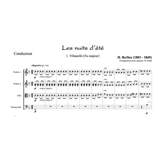 Berlioz - Les nuits d'été - La Villanelle