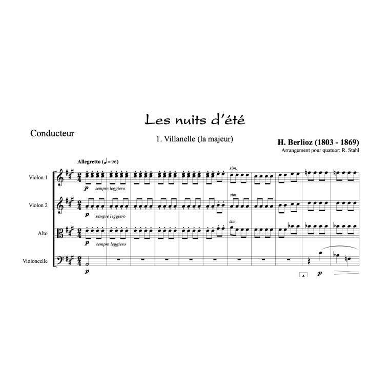 Berlioz - Les nuits d'été - La Villanelle