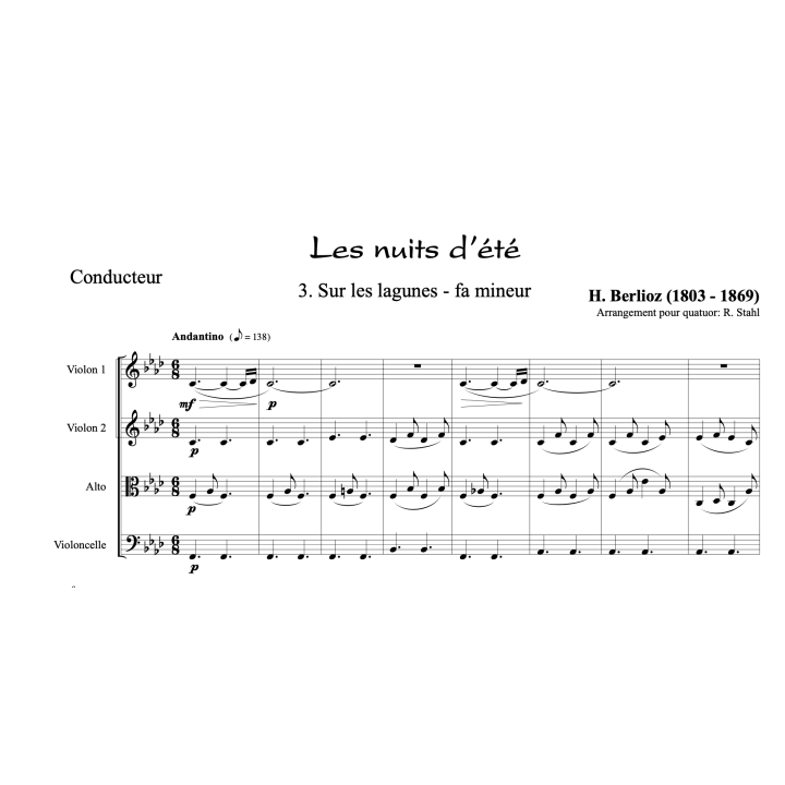 Berlioz - Les nuits d'été - Sur les lagunes