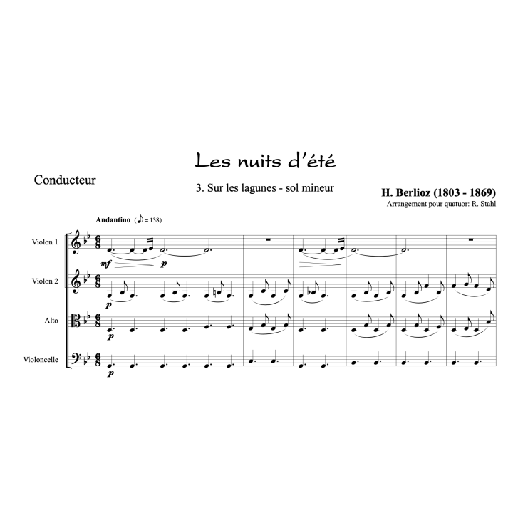 Berlioz - Les nuits d'été - Sur les lagunes