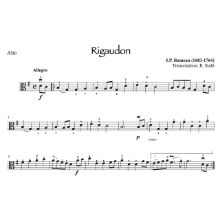 Rameau Rigaudon Alto