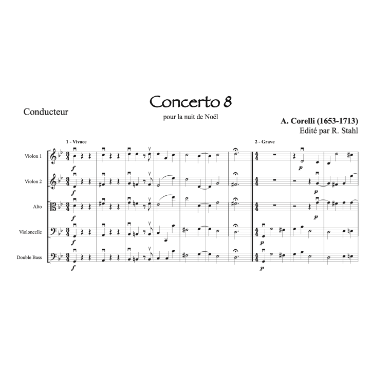 Corelli - Concerto pour la nuit de Noël - Orchestre