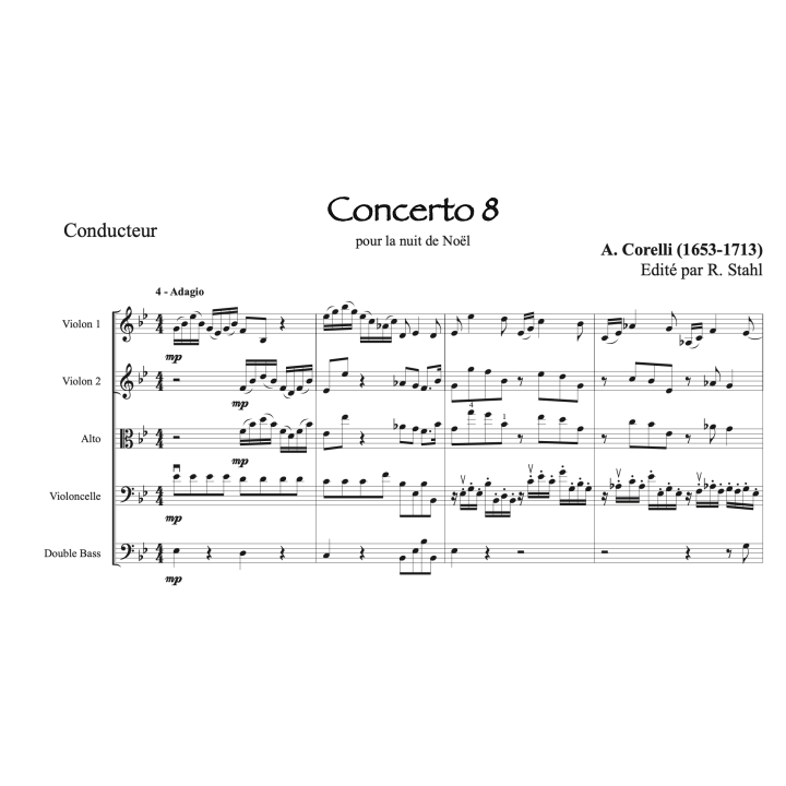 Corelli - Concerto pour la nuit de Noël - Orchestre