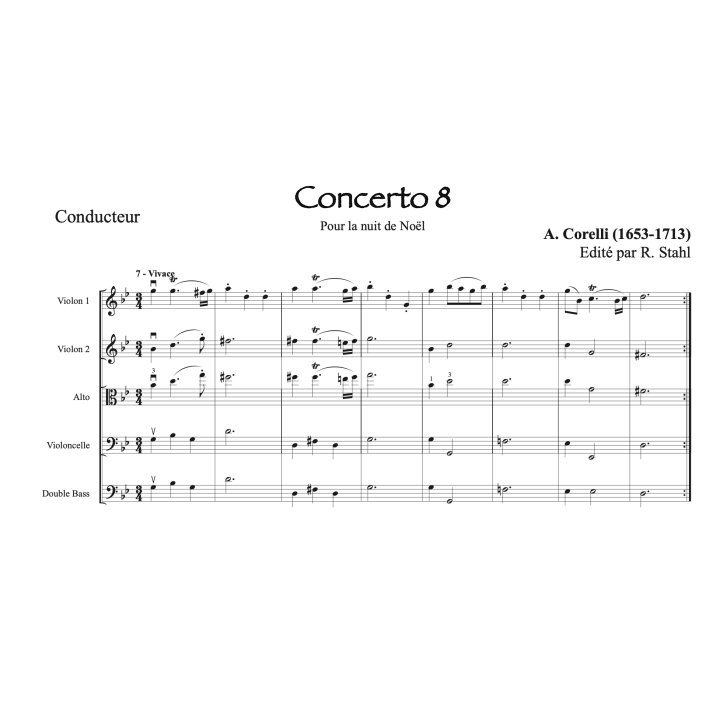 Corelli - Concerto pour la nuit de Noël - Orchestre
