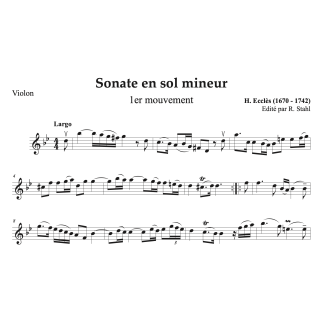 Ecclès - Sonate pour violon et piano