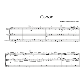 Pachelbel - Canon - Violon alto violoncelle