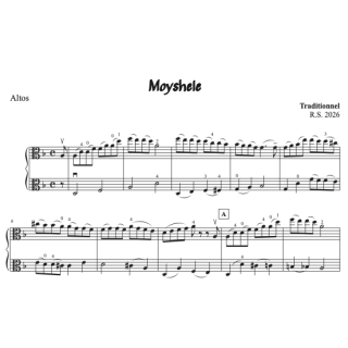 Moyshele - 2 altos