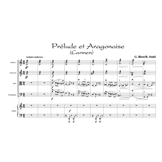 Bizet - Carmen - Fantaisie pour quatuor et harpe