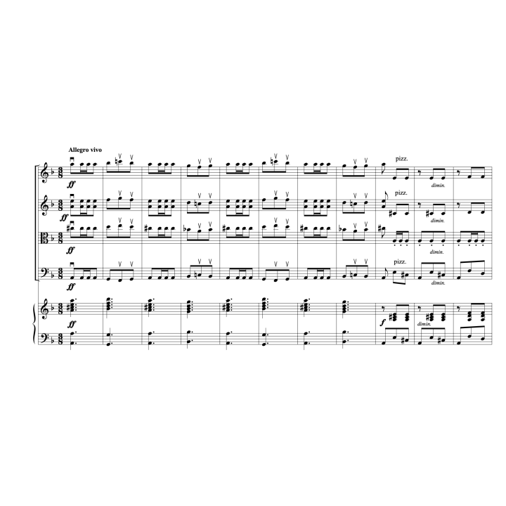 Bizet - Carmen - Fantaisie pour quatuor et harpe