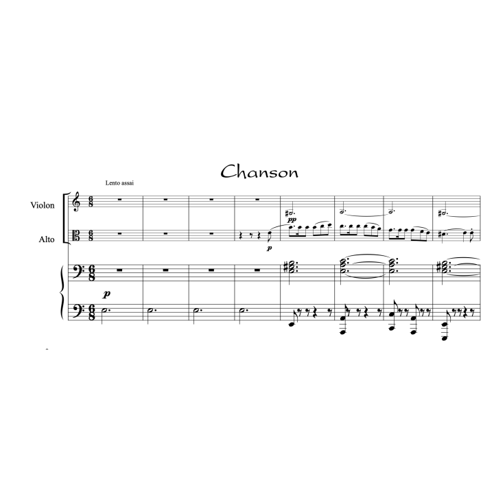 Bizet - Fantaisie sur des airs de Carmen pour violon, alto et harpe