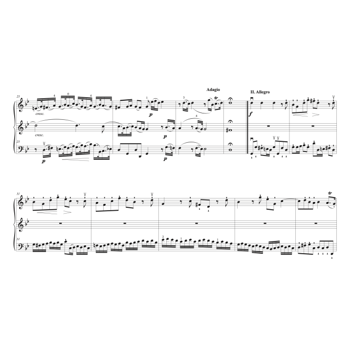 Haendel - Sonate en trio en sol mineur - 2 violons et violoncelle