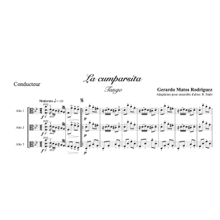 La cumparsita - Tango pour ensemble d'altos