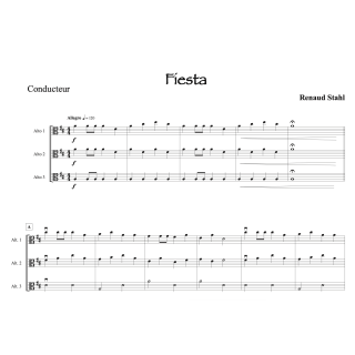Fiesta - Pièce pour ensemble d'alto