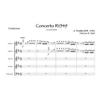 Vivaldi - Concerto pour 4 violons en ré majeur
