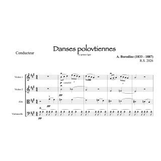 Borodine - Danses polovstiennes - Quatuor