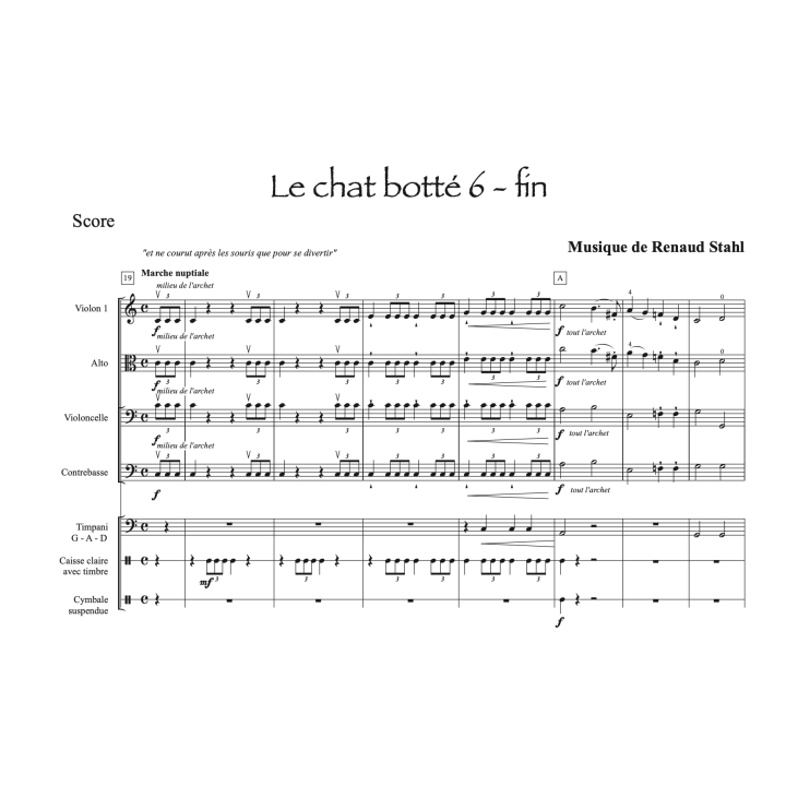 "Le Chat botté" - Conte musical