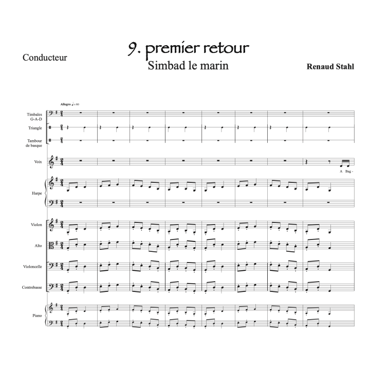 "Simbad le marin" Conte musical