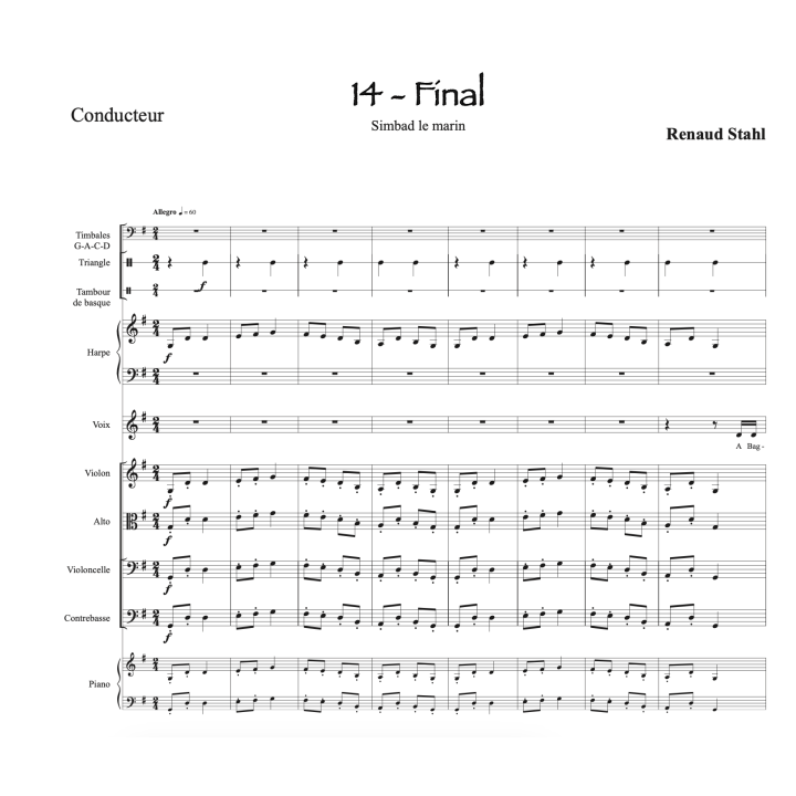 "Simbad le marin" Conte musical