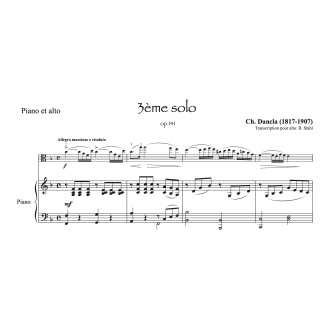 Dancla - 3ème solo op.141 - Alto