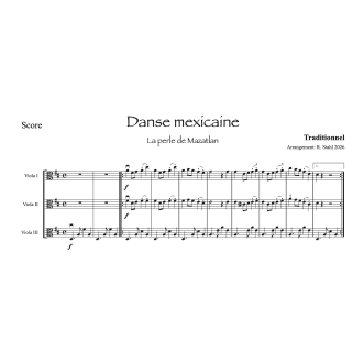 Danse mexicaine - 3 altos