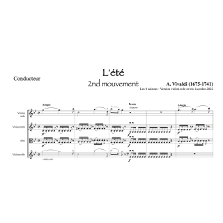 Vivaldi - L'été - Quatuor