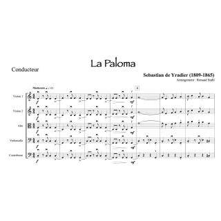 "La Paloma" - Tango pour orchestre à cordes
