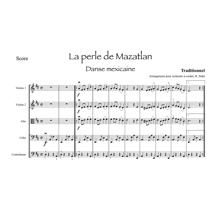Danse mexicaine - Orchestre à cordes