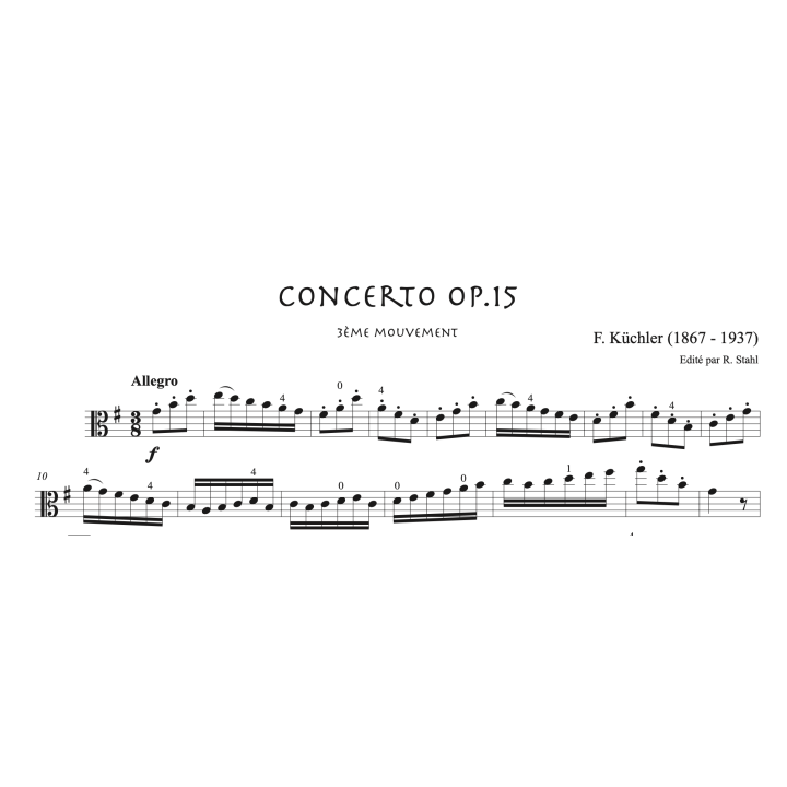 Küchler - Concertino op.15 - Final