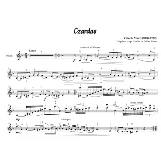 Monti - Czardas - Violon et piano