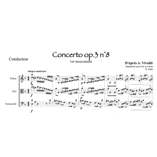 Vivaldi - Concerto op.3 n°8 - 1er mouvement - trio