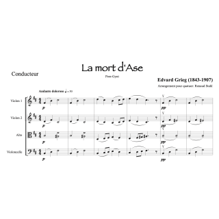 Grieg - La mort d'Ase - Quatuor