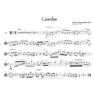 Monti - Czardas - alto et piano