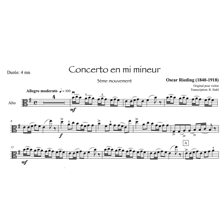 Rieding - Concerto op.35 - 3ème mouvement - Alto