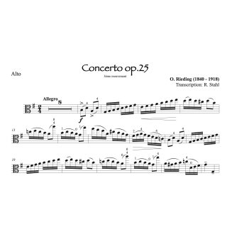 Rieding - Concerto op.25 - 3ème mouvement - Alto