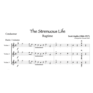 Joplin - The Strenuous Life - 3 violons