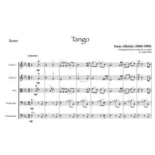 Albeniz Tango Orchestre à cordes