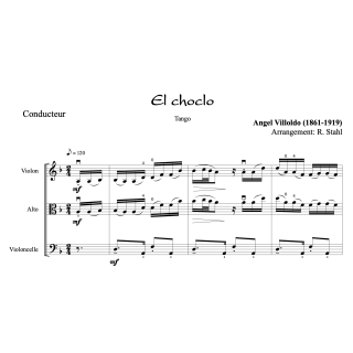 El Choclo - Tango pour trio à cordes